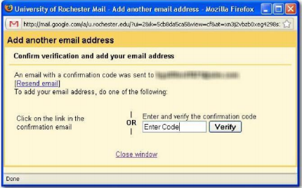 Set Up Your Gmail Account with "first.last@rochester.edu" Alias