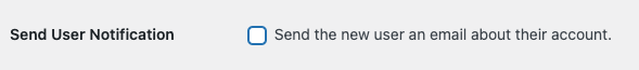 add wordpress user checkbox notify user
