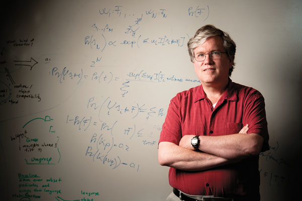 CREATIVE SOLUTIONS: Henry Kautz, professor and chair of computer science, says “big data” often requires a new approach to problem-solving in science. “What I think we need are more people thinking of extremely creative ways to use these machines,” he says. (Photo: Adam Fenster)