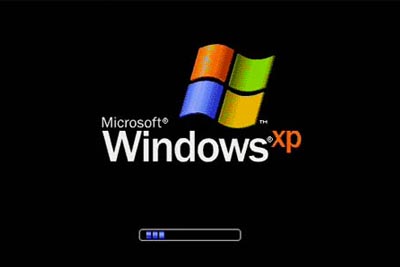 Windows XP start up screen