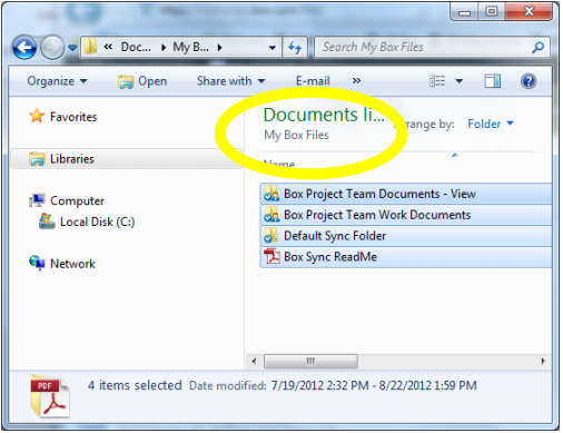 document library screenshot