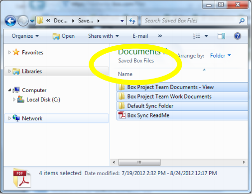 document library screenshot