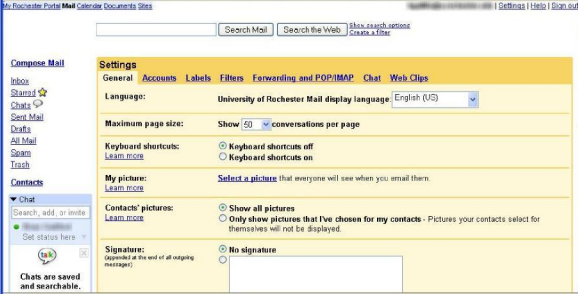 Set Up Your Gmail Account with "first.last@rochester.edu" Alias