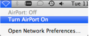 mac airport mode screenshot