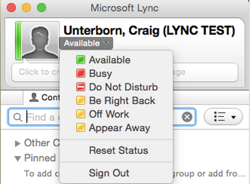 skype lync for mac