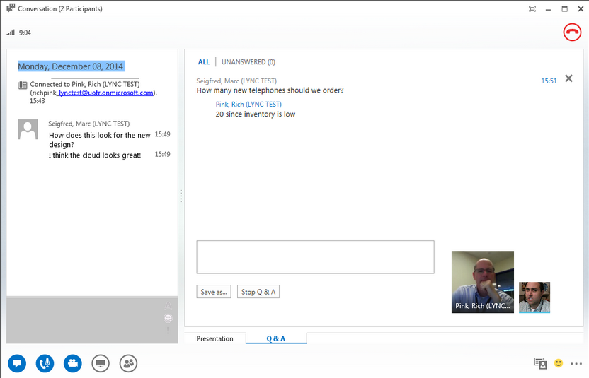 skype screenshot