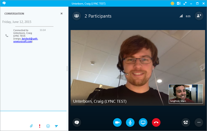 skype video chat histort