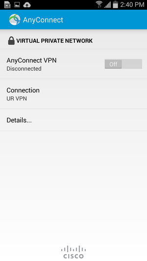 android vpn screenshot