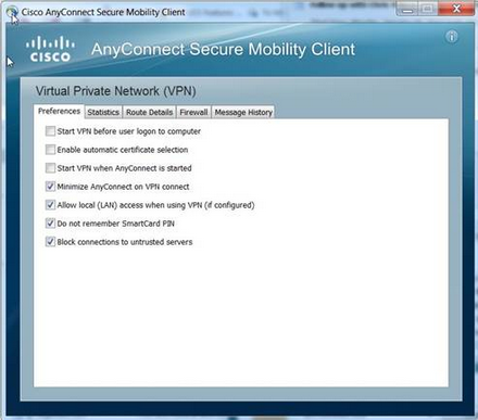 cisco anyconnect 4.1