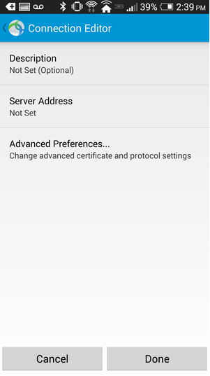 vpn android screenshot