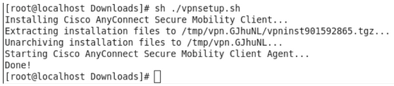vpn linux screenshot