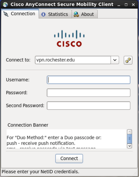 cisco anyconnect vpn client linux