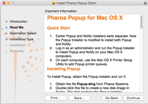 installing mac printer drivers