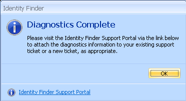 identity finder screenshot