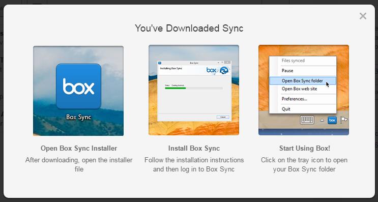 Box Sync download screenshot