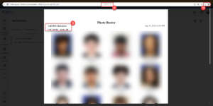Use the white bar arrows to view each page and download or print from the top right. Academic Period and Section are at the top of each page.