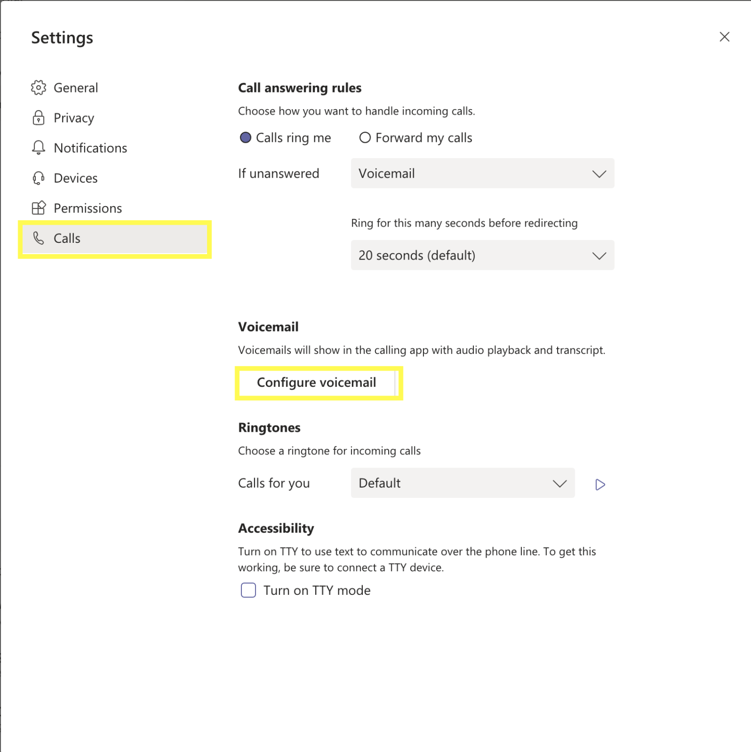 Setup Microsoft Teams Voicemail - University IT