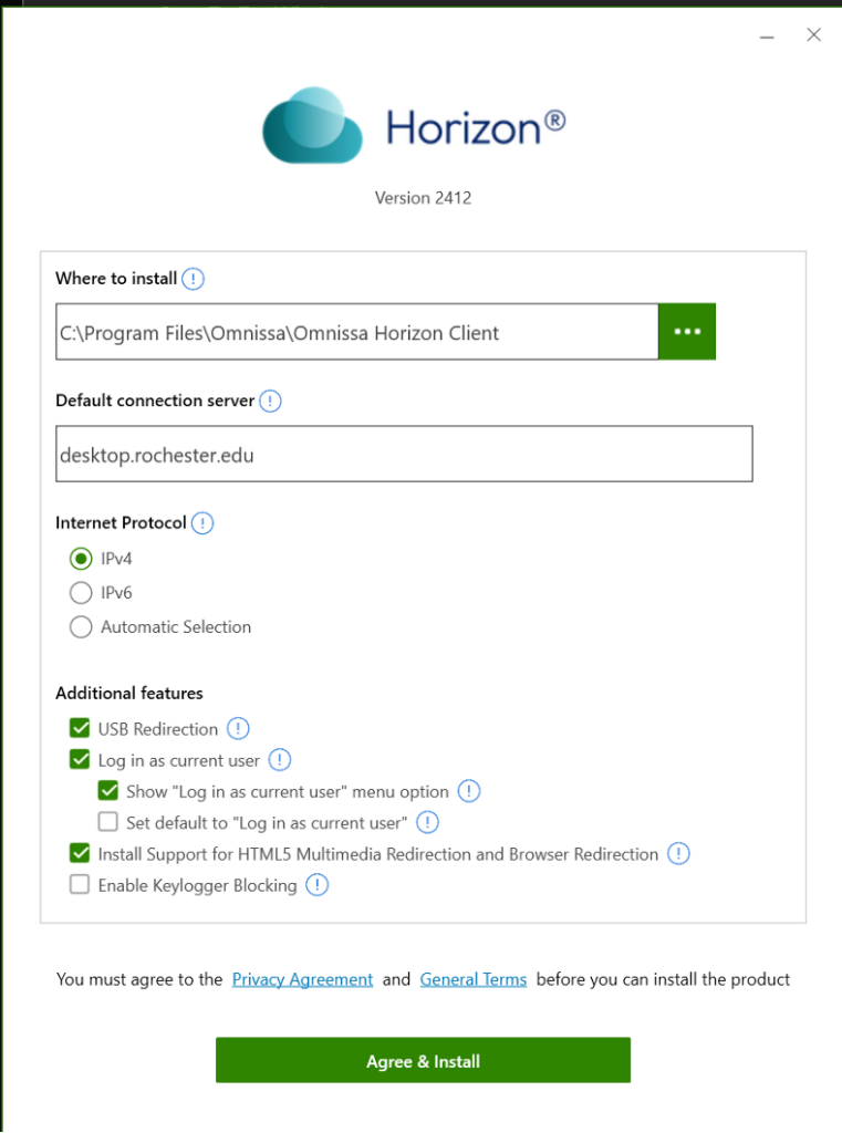 Install the Omnissa Horizon Client (Formerly VMware) - University IT