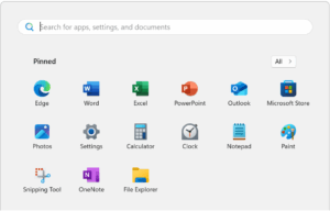 Screenshot of a search bar to find the folder for when moving data to and From AVD.