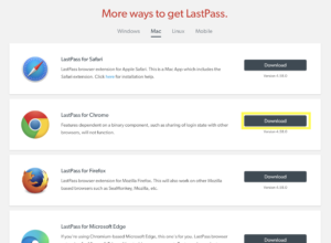 lastpass browser extension