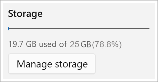 One Drive Size