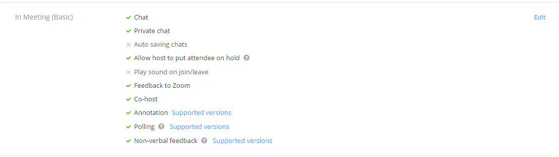 Zoom Session Settings - University IT