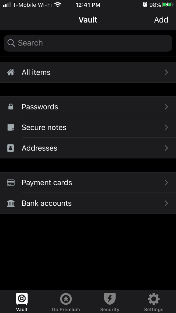 LastPass for Apple iOS Devices University IT