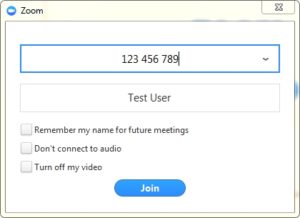 joining zoom call